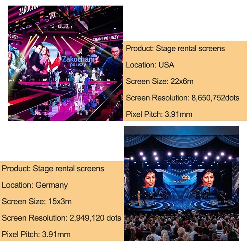 Outdoor Led Video Wall Rental factory